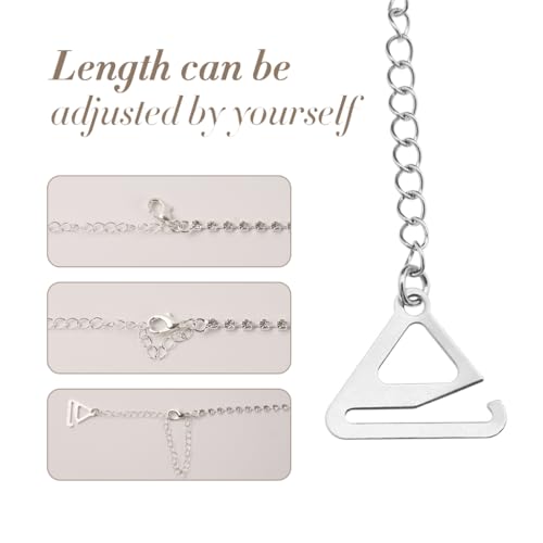 MAYCREATE® 6 Pairs Bra Straps for Women Fancy, Adjustable Crystal Beaded Bra Straps Chain, Rhinestone Straps for Bra Women, Shining Shoulder Strap for Strapless Dress (Silver & Gold) MAYCREATE® 6 Pairs Bra Straps for Women Fancy, Adjustable Crystal Beaded Bra Straps Chain, Rhinestone Straps for Bra Women, Shining Shoulder Strap for Strapless Dress (Silver & Gold)